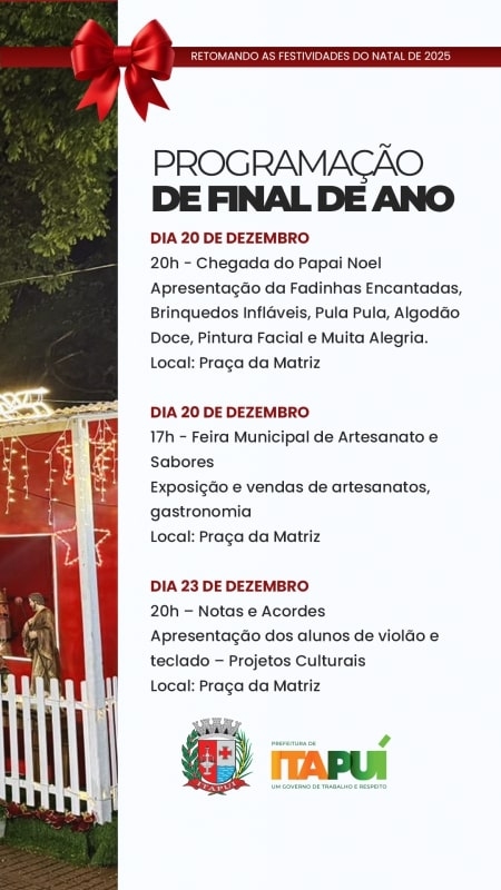 Evento programacao-de-natal